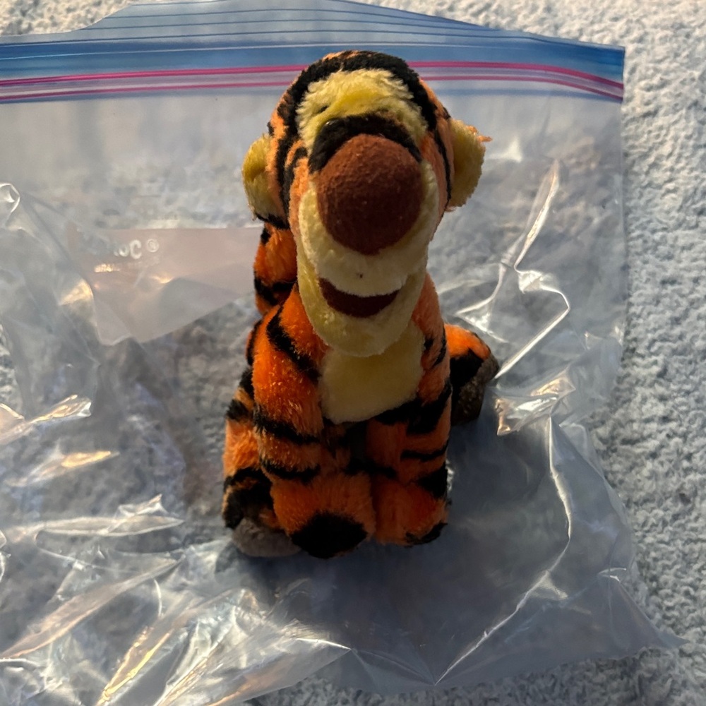 Disney Vibrant Orange and Black Tiger Plush